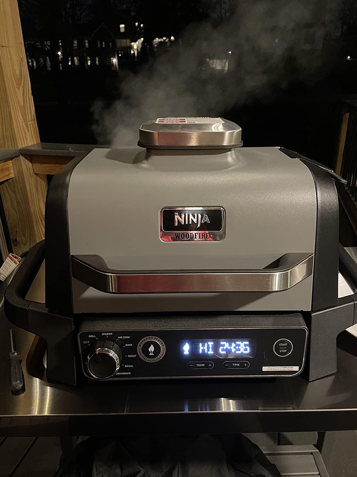 【Appliances】Ninja OG701 Woodfire Outdoor Grill, 7-in-1 Master Grill ...