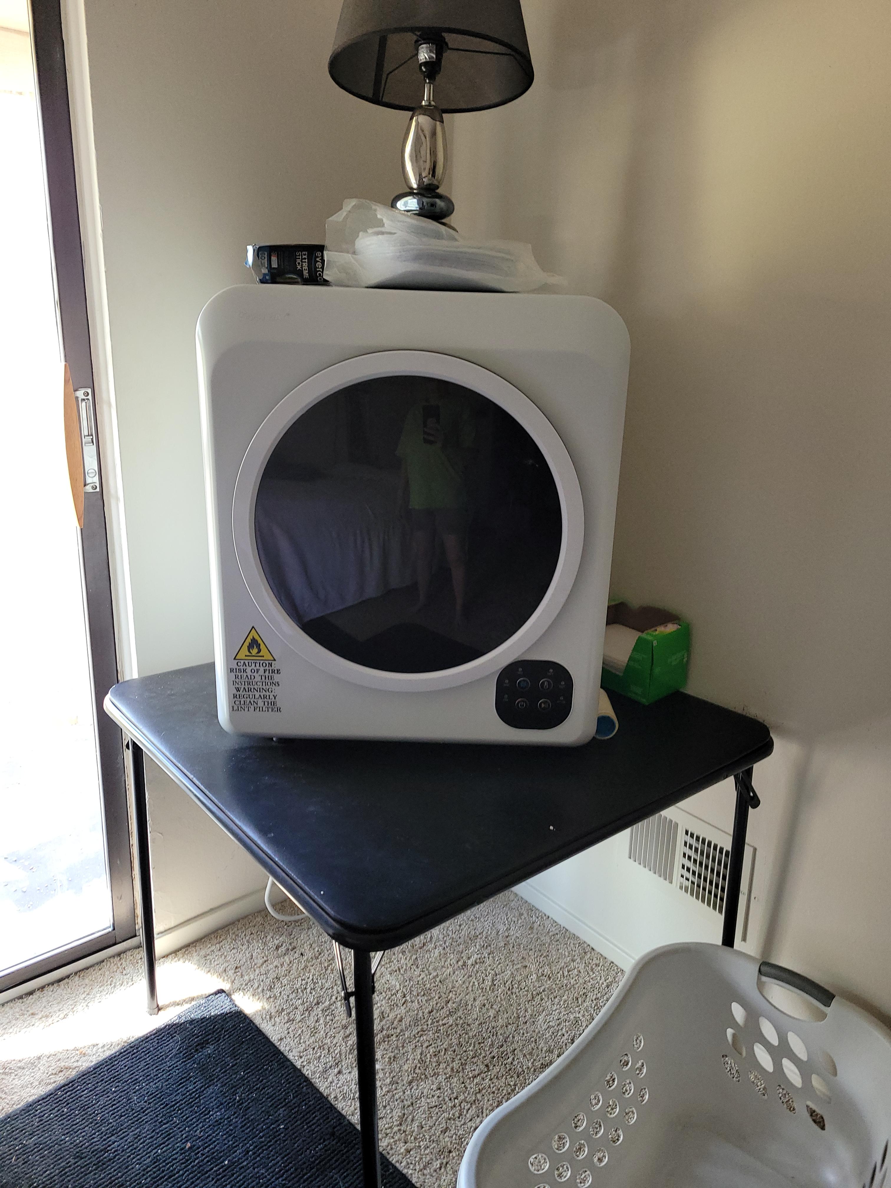 【Appliances】COSTWAY 1700W Electric Portable Clothes Dryer, 13.2 lbs