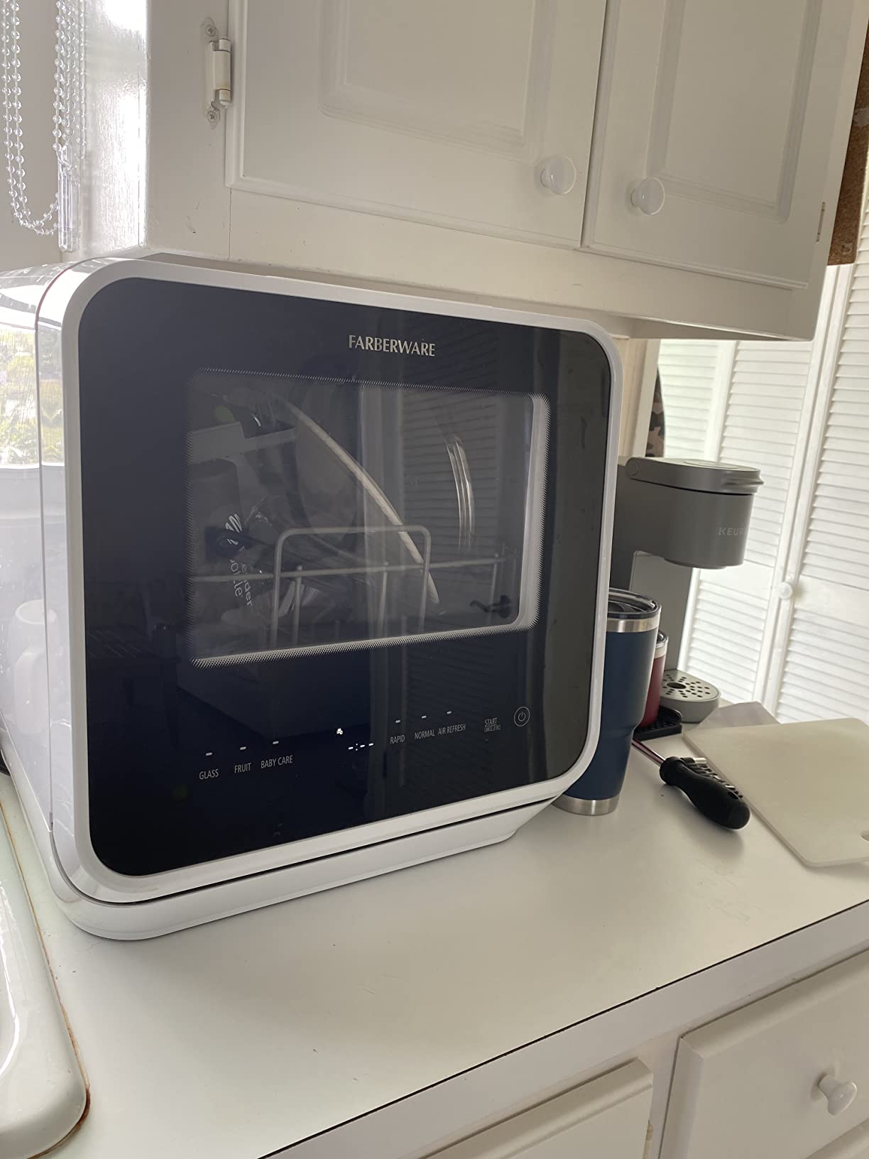 【Appliances】Farberware Complete Portable Countertop Dishwasher with 5