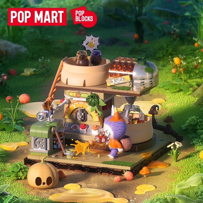 POP MART LABUBU THE MONSTERS Forest Secret Base Building block gift