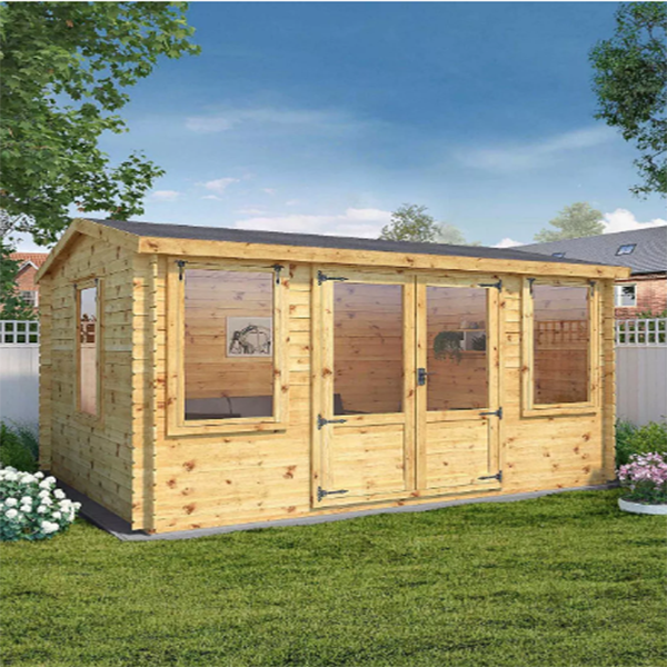 【Storage shed】Mercia 4M x 3m Grizedale Log Cabin -- 19mm