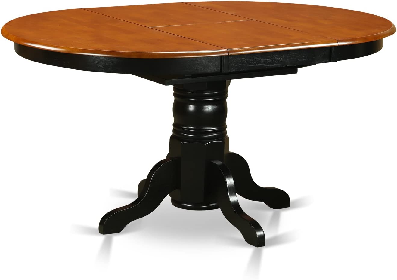 EAST WEST FURNITURE 7Pc Oval 42/60 inch Family Table With 18 In Leaf