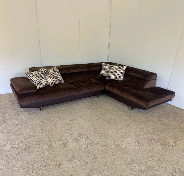 Modern Sectional Brown
