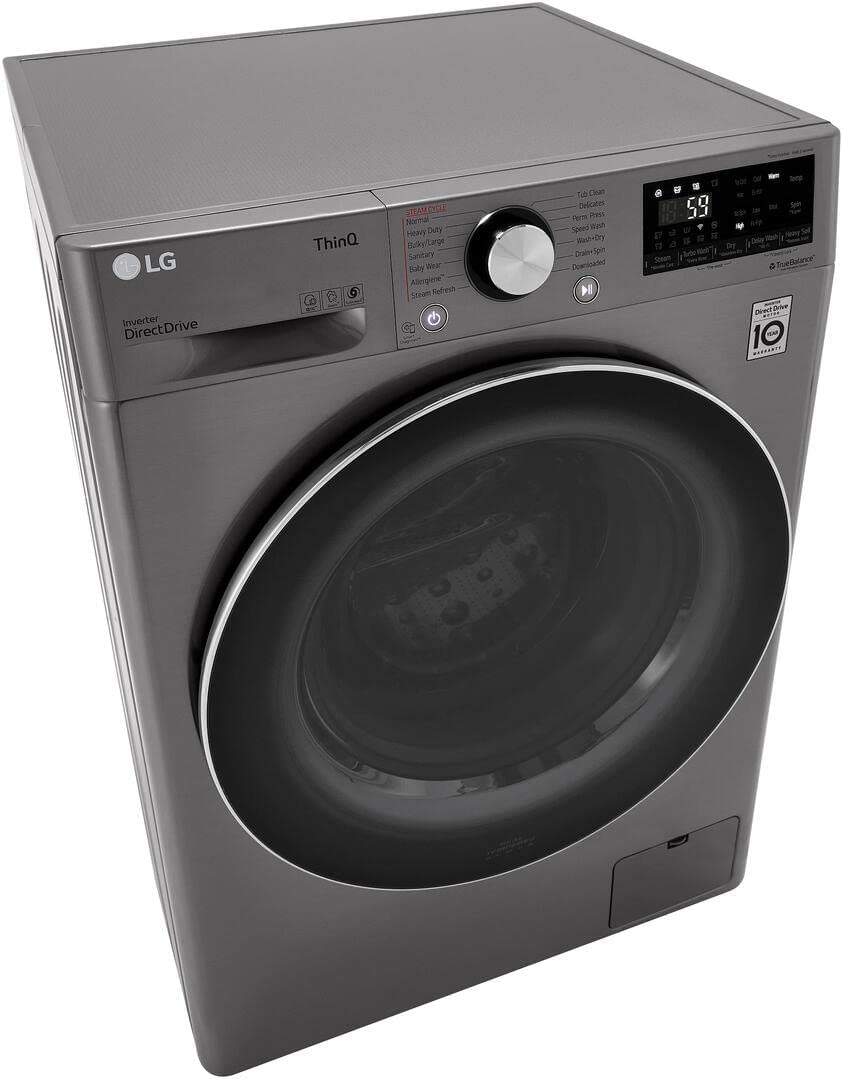 LG WM3555HVA 24 Inch Smart Front Load Washer/Dryer Combo with 2.4 cu.ft