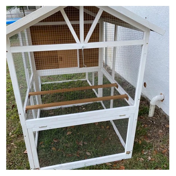 [Storage Shed]Shanae Walk In Chicken Coop with Chicken Run For Up To 8