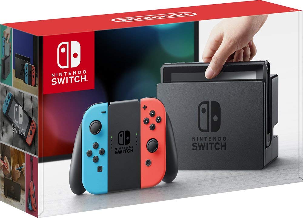 Nintendo Switch Neon Red and Neon Blue JoyCon (Renewed) IX