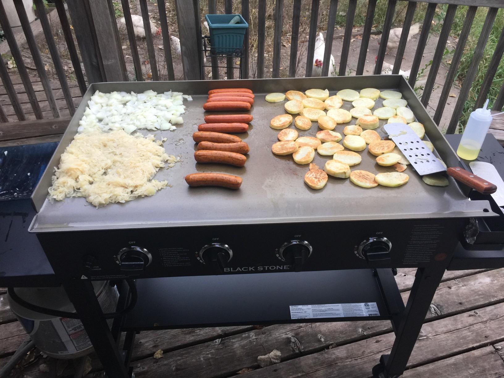 【Appliances】Blackstone 36 Inch Gas Griddle Cooking Station 4 Burner