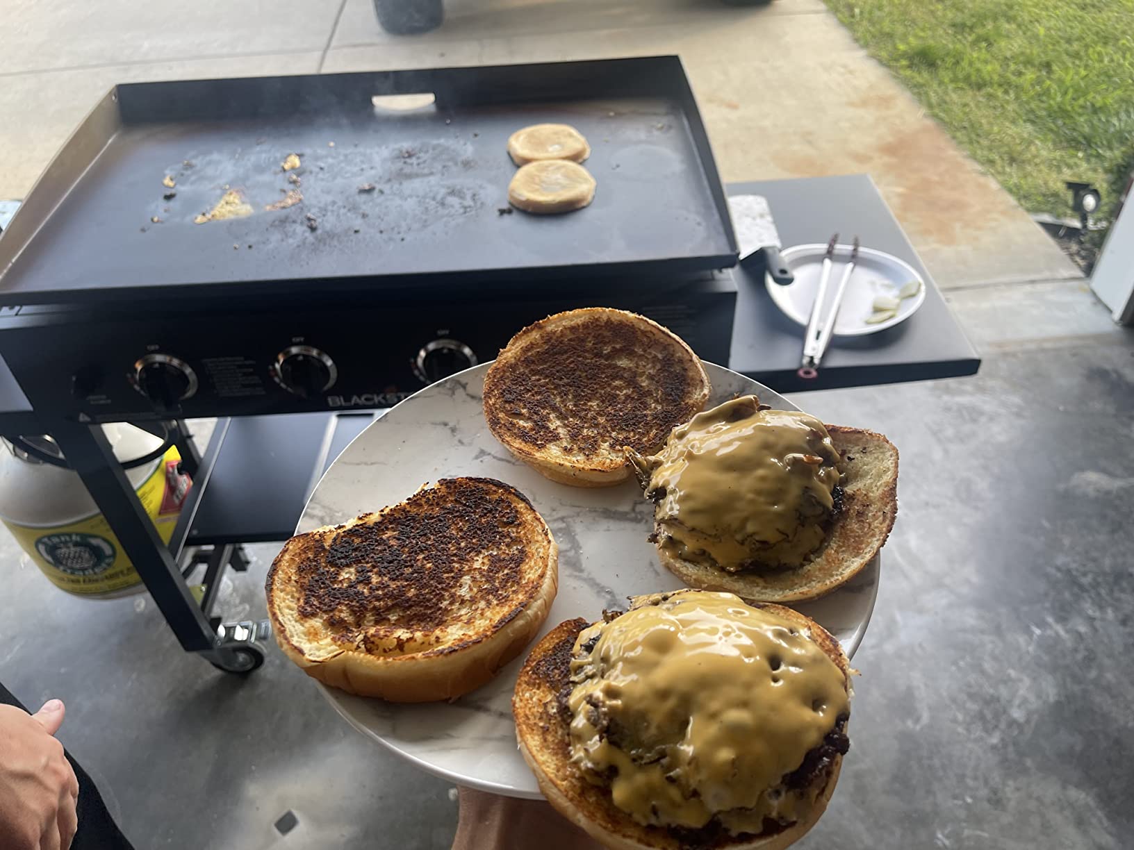 【Appliances】Blackstone 36 Inch Gas Griddle Cooking Station 4 Burner