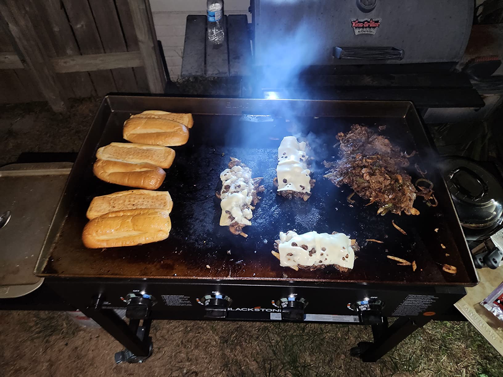 【Appliances】Blackstone 36 Inch Gas Griddle Cooking Station 4 Burner