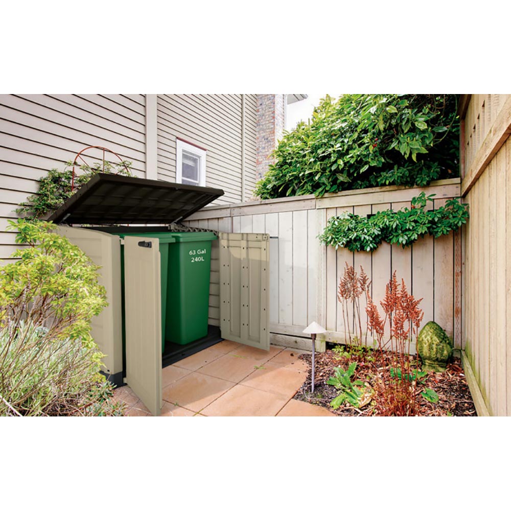 Keter Store It Out Max 1200L Outdoor Garden & Wheelie Bin Storage Shed ...