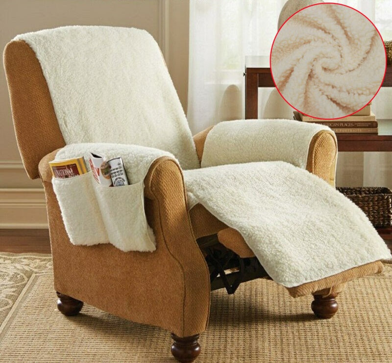 Fleece Recliner Chair Cover
