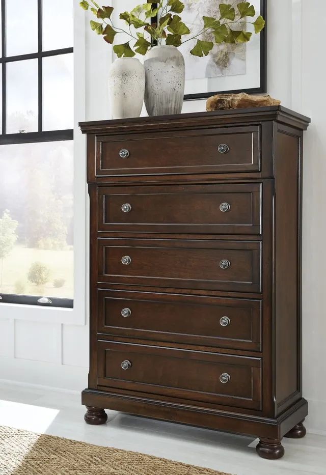 Porter Rustic Brown Chest of Drawers