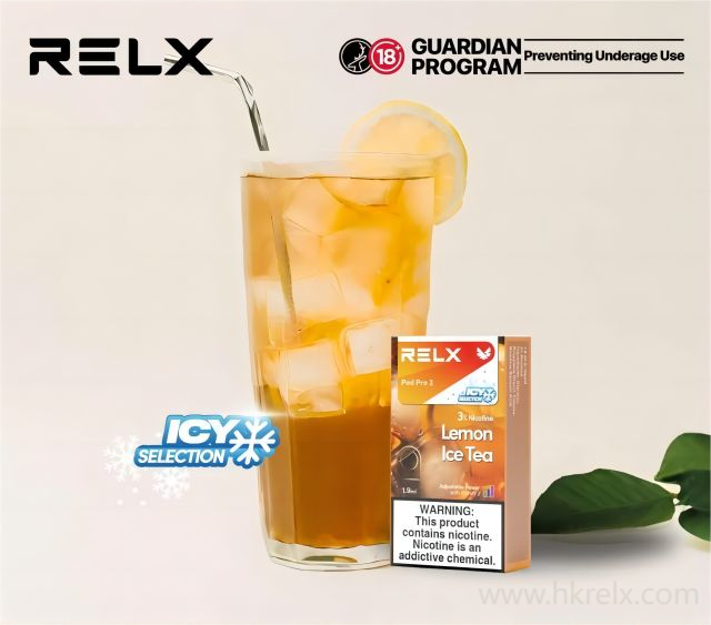 relx lemon ice tea 宣傳圖