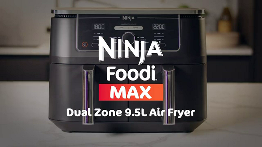 【Appliances】Ninja Foodi Max [AF400UK] 2-drawer, 6 Cooking Functions, 9 ...