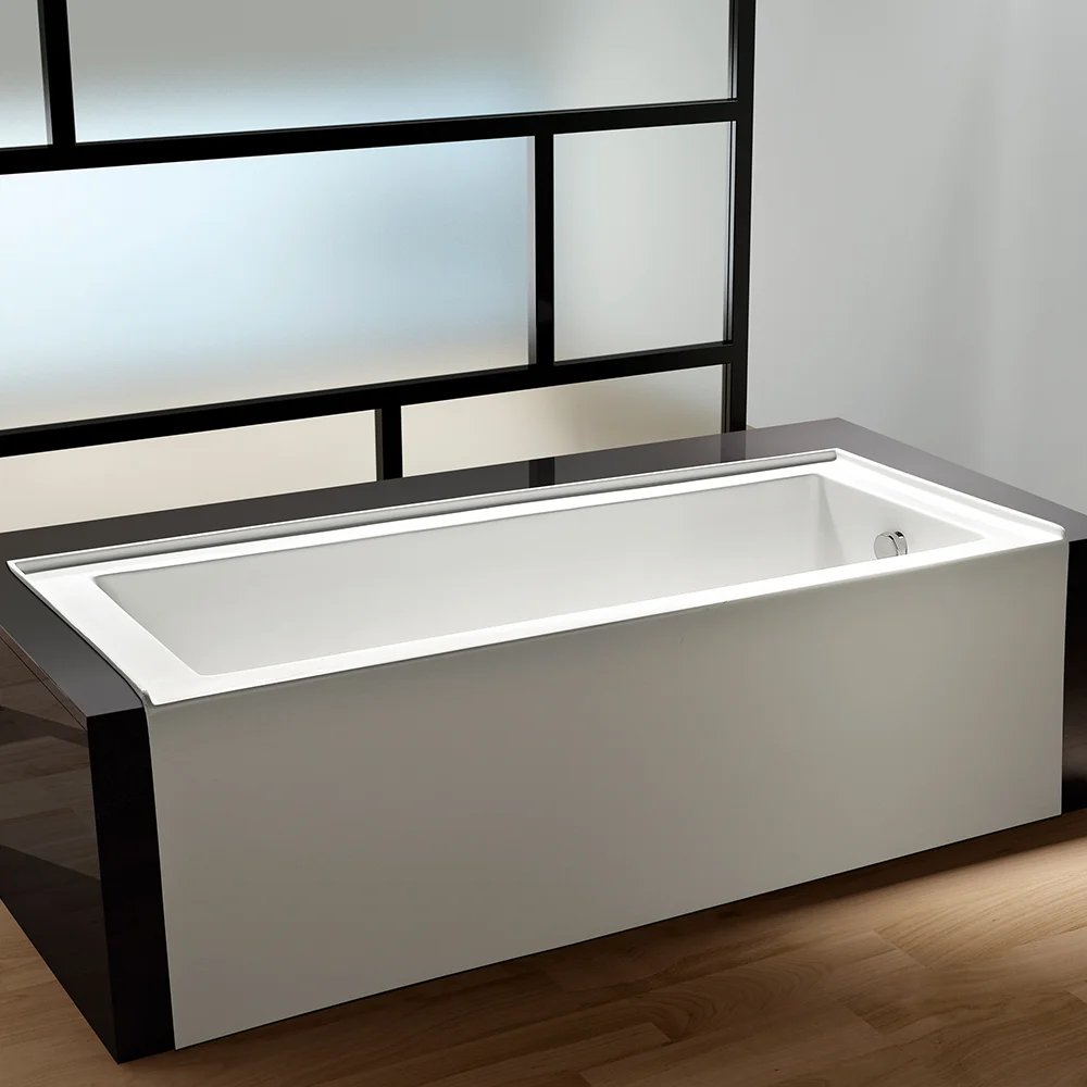 【Home Improvement】Aqua Eden 60" x 31" Alcove Soaking Acrylic Bathtub