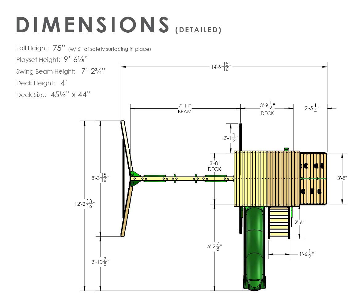 【Sports&Outdoors】【BS】Gorilla Playsets 011063Y Outdoor Wood Swing Set with Wood Roof and Yellow
