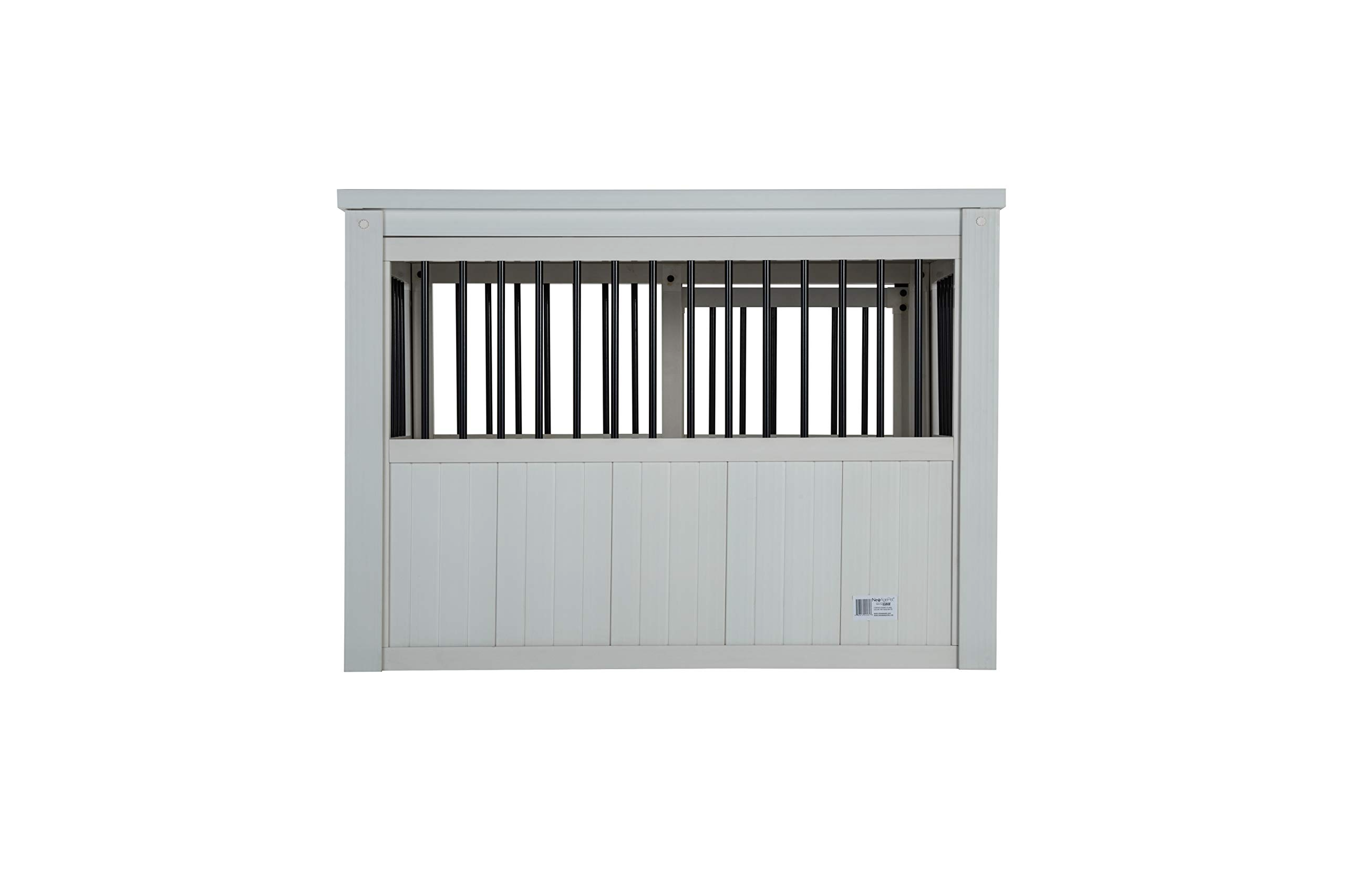 【Home&Garden】Homestead Sliding Barn Door Furniture Style Dog Crate