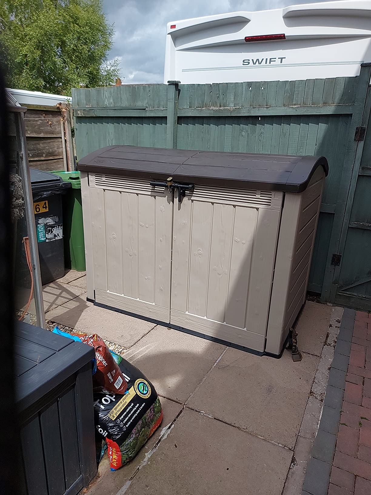 【Storage Shed】【BS】Keter StoreIt Out Ultra Outdoor Garden Storage, Bike Shed, Bin Store and More