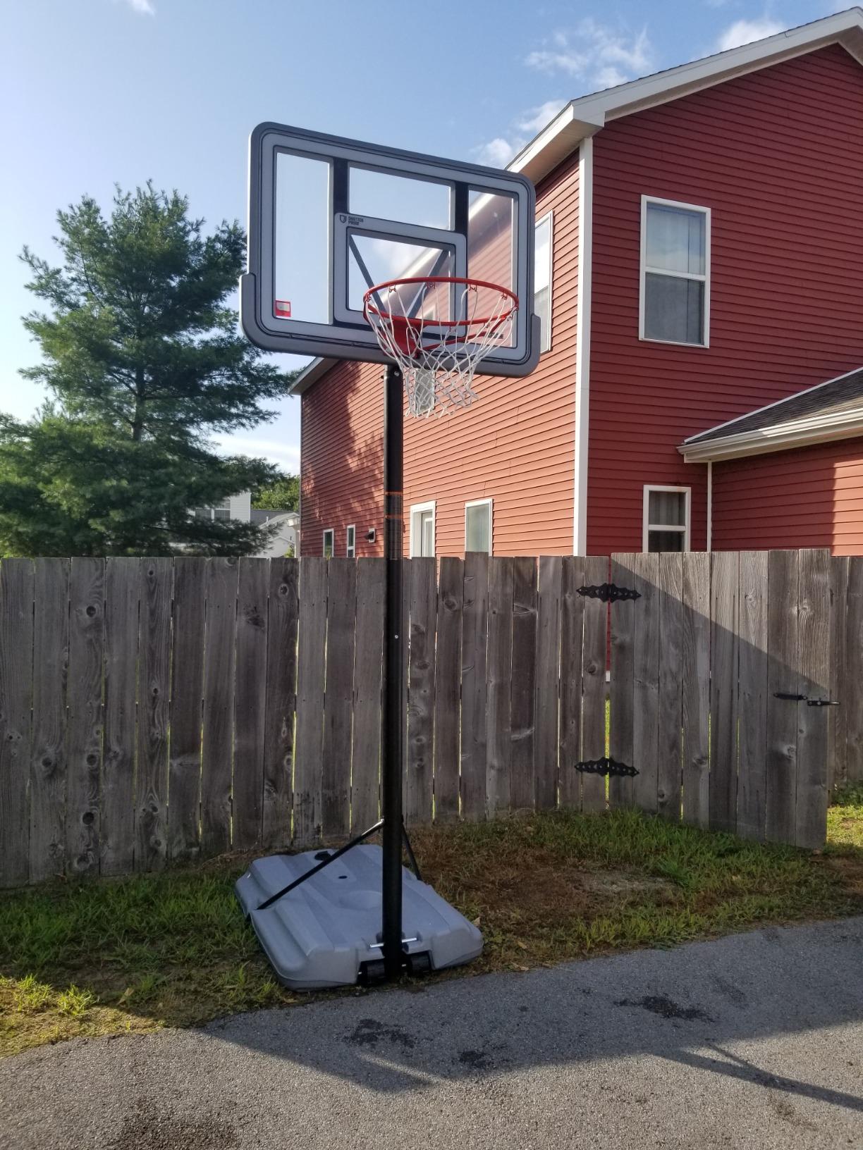 【Sports&Outdoors】Lifetime Pro Court Height Adjustable Portable