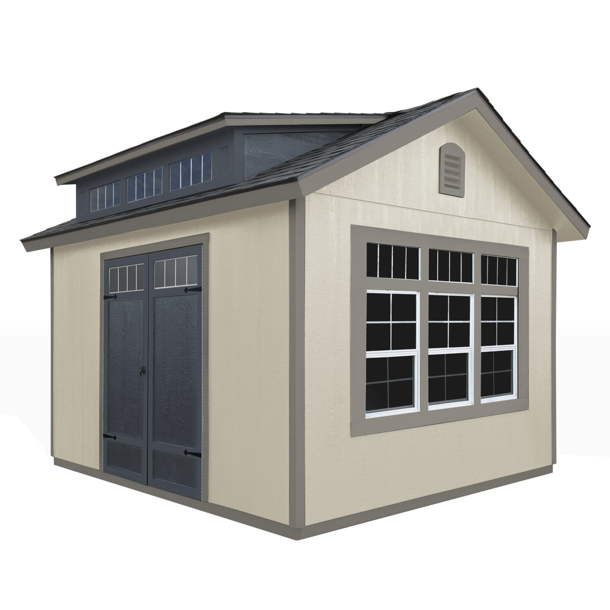 【Storage Shed】Windemere 10x12 DoitYourself Wooden Storage Shed with Floor