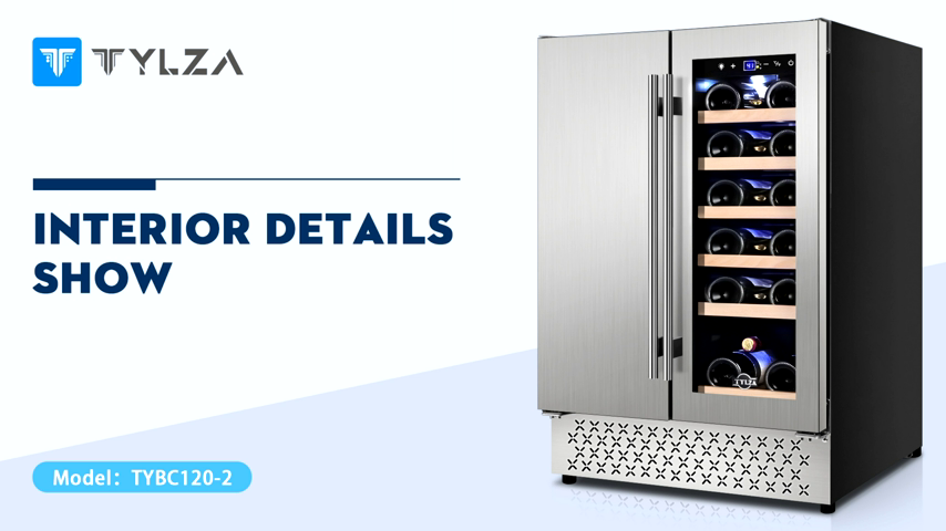 【Appliances】Tylza Beverage Refrigerator 24 Inch, 190 Can Built-in ...