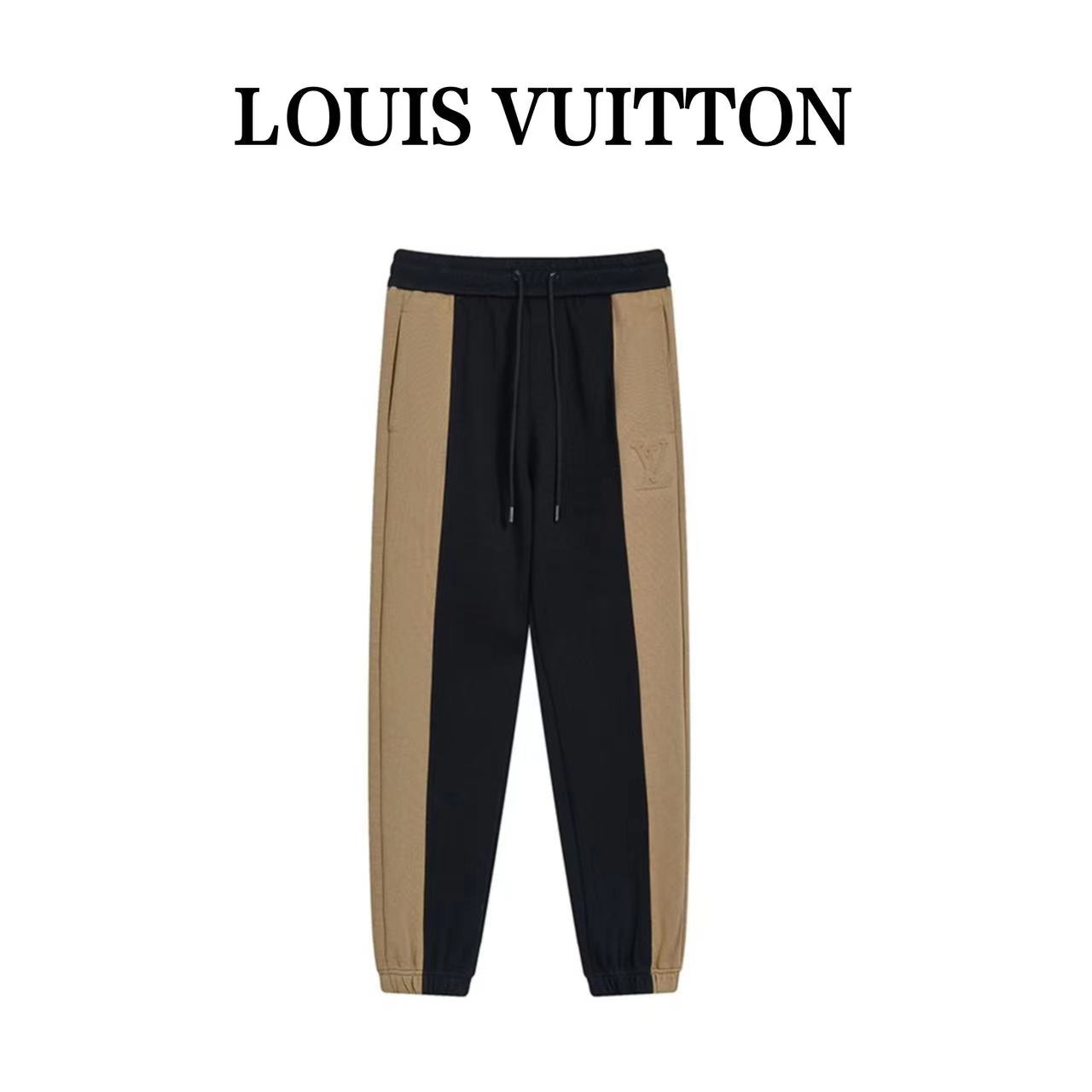 Louis Vuitton winter fleece warm stretch sweatpants sports leggings