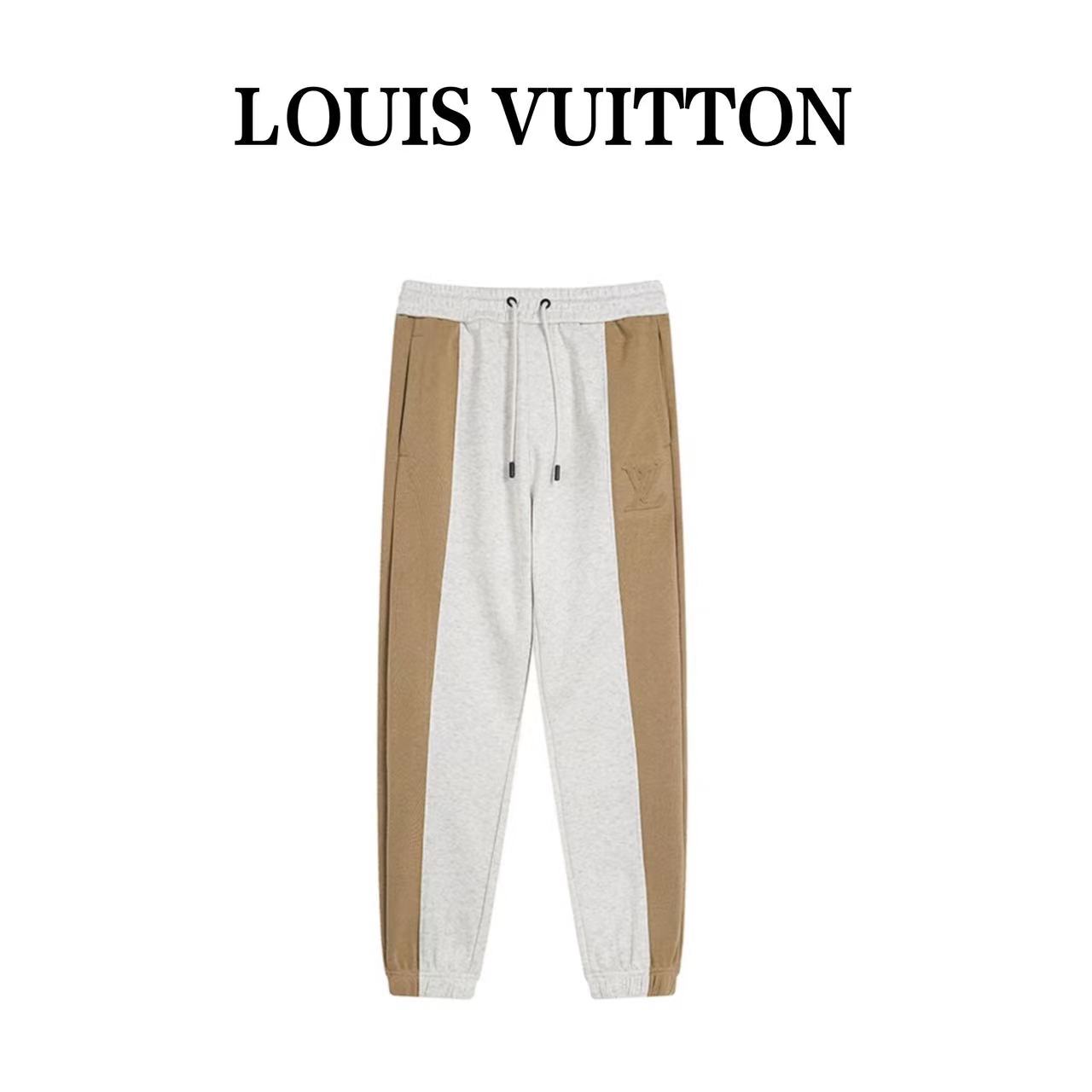 Louis Vuitton winter fleece warm stretch sweatpants sports leggings