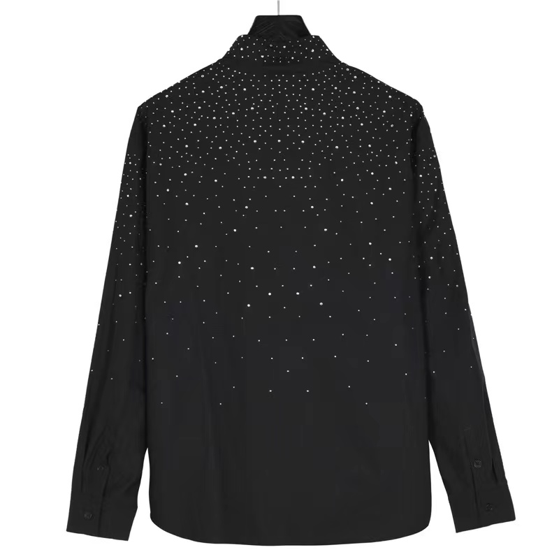 Givenchy 23Fw starry rhinestone shirt