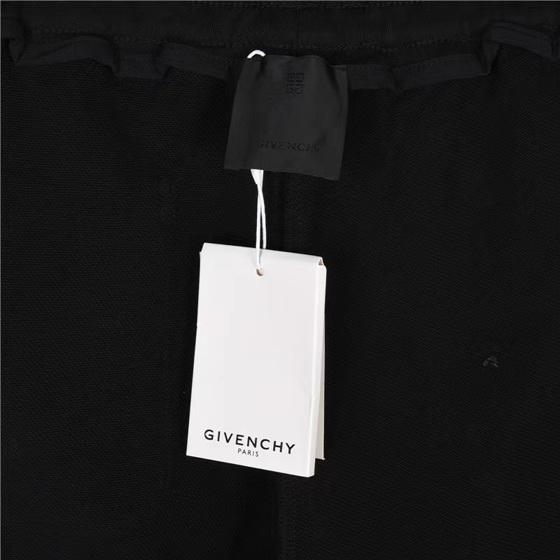 Givenchy web letter patchwork logo trousers