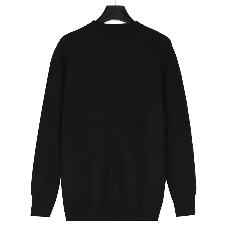 Louis Vuitton 23Fw embroidered logo crew neck sweater