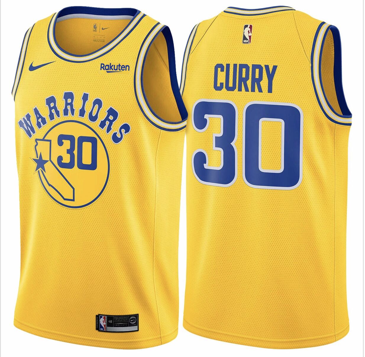 Warriors Curry No. 30 jersey