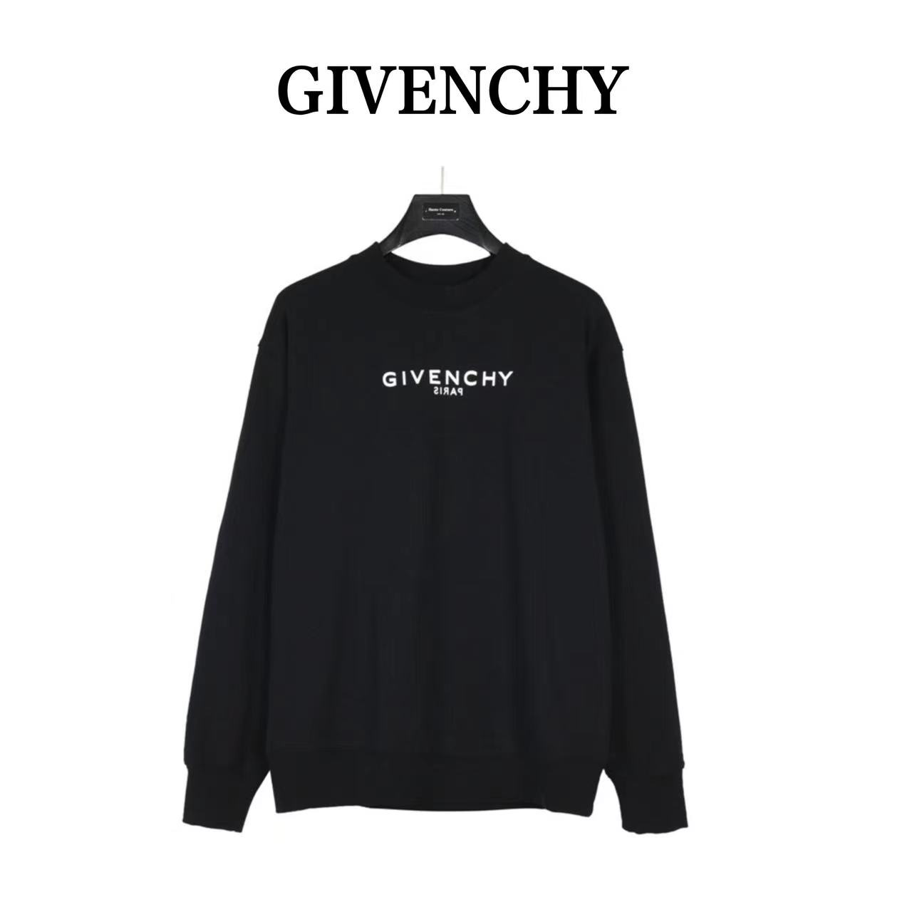Givenchy 23FW shell print crew neck sweatshirt