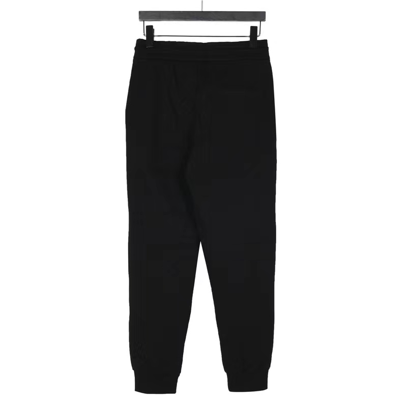 Givenchy contrasting four-square grid logo embroidered sweatpants