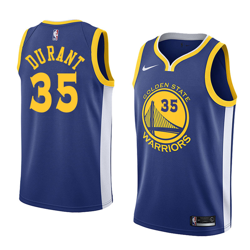 Warriors Kevin Durant jersey No. 35