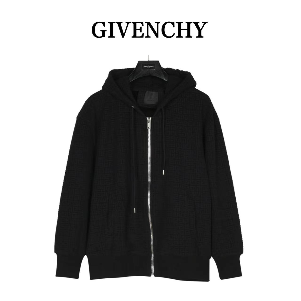 Givenchy 23FW all-over printed zipper hooded jacket