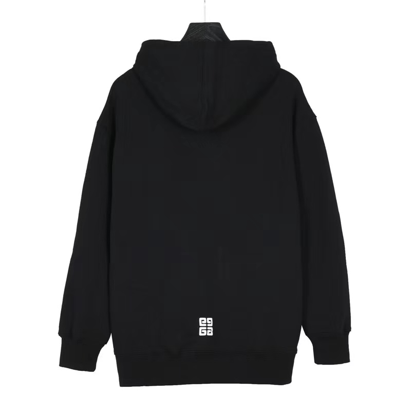 Givenchy 22FW letter print hooded sweatshirt