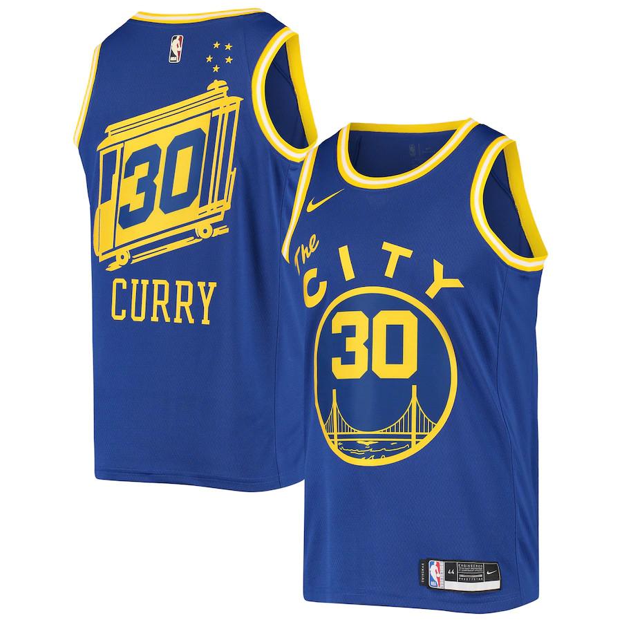Warriors Curry No. 30 jersey