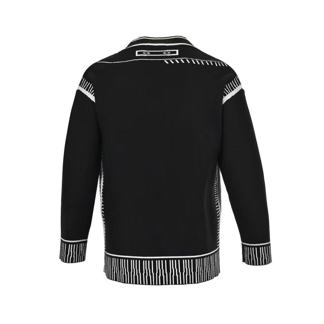 Louis Vuitton 23Fw two-dimensional sketch cardigan sweater