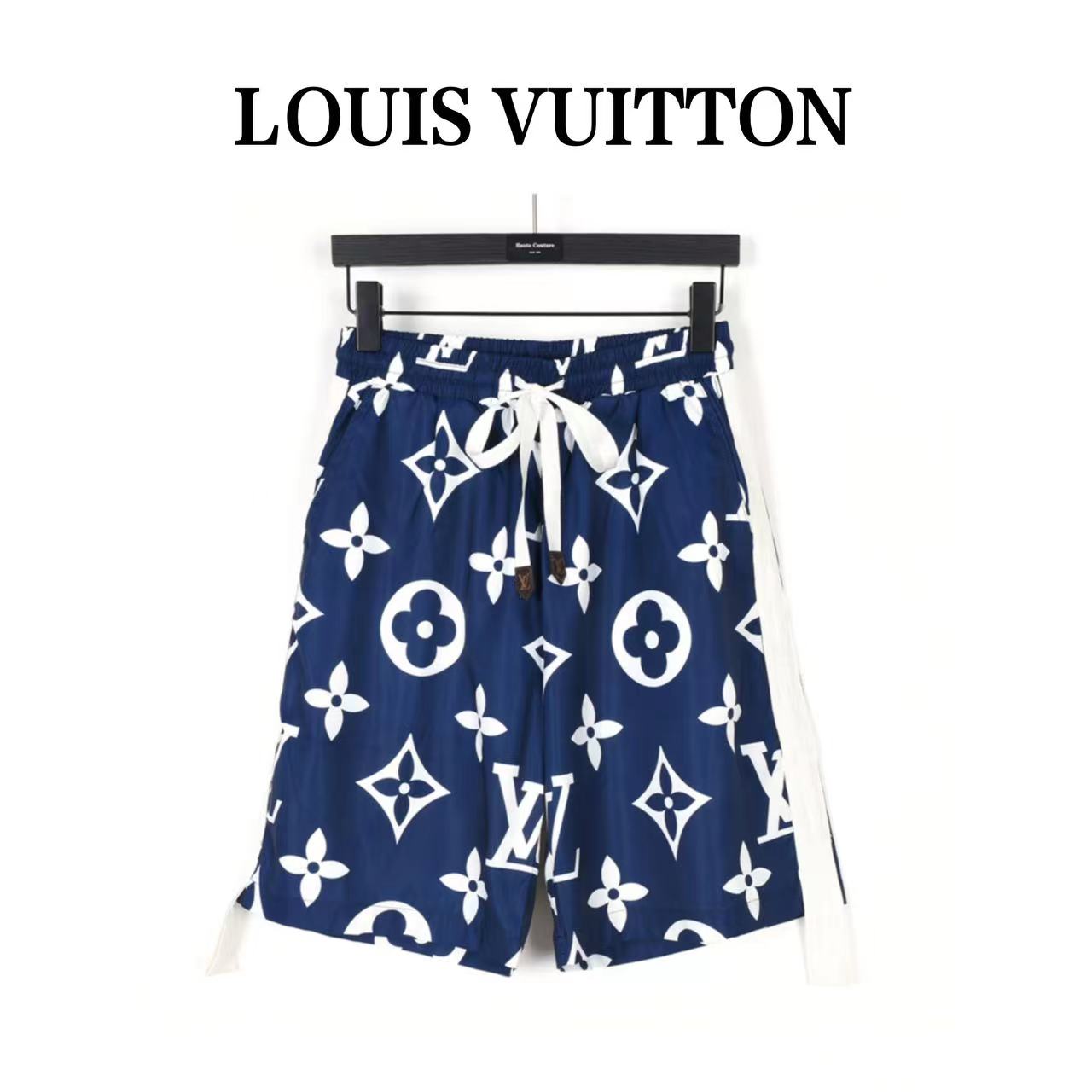 Louis Vuitton 22ss all over printed flower ribbon shorts