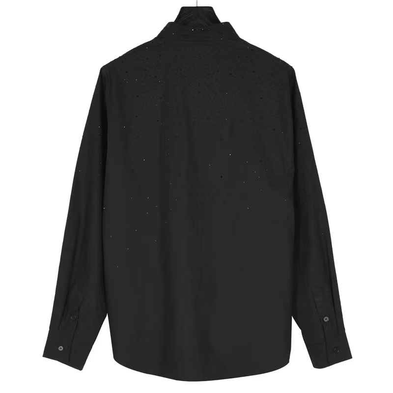 Givenchy 23Fw starry rhinestone shirt