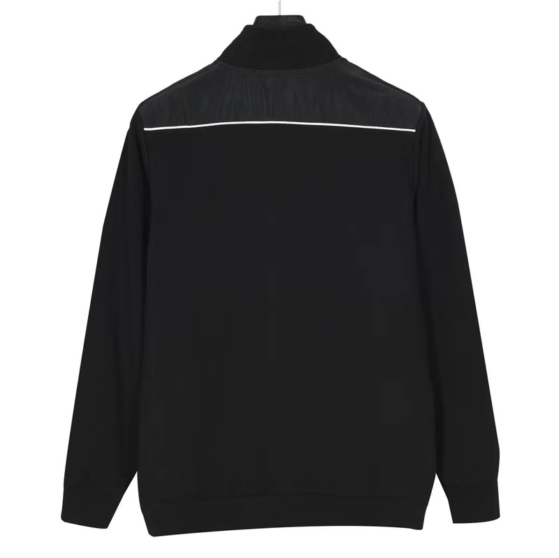Prada 23Fw triangle logo patchwork suit jacket