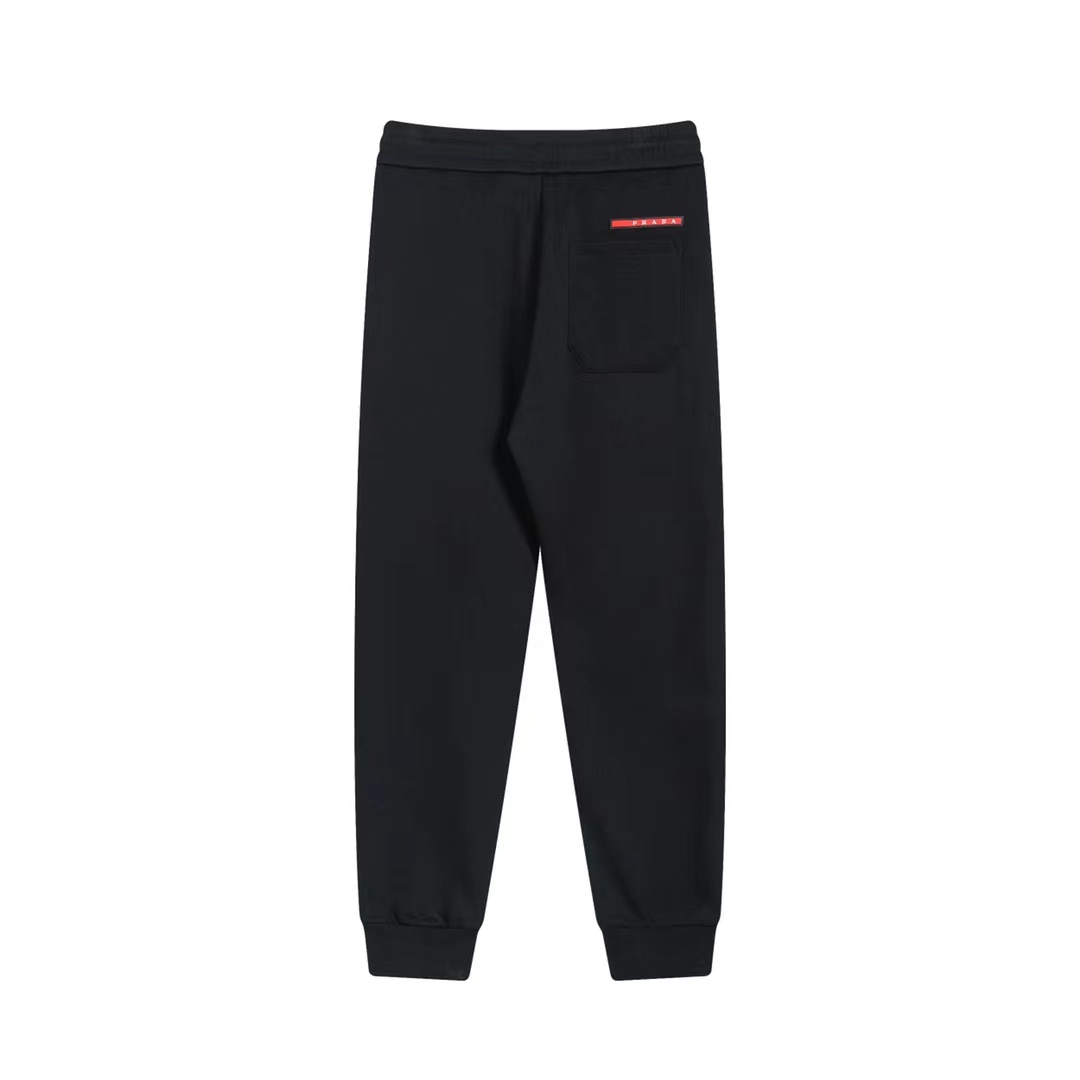 Prada winter fleece warm stretch sweatpants sports leggings