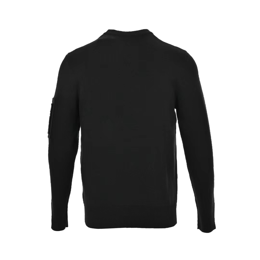 Givenchy 23Fw pin sleeve pocket knit crew neck sweater