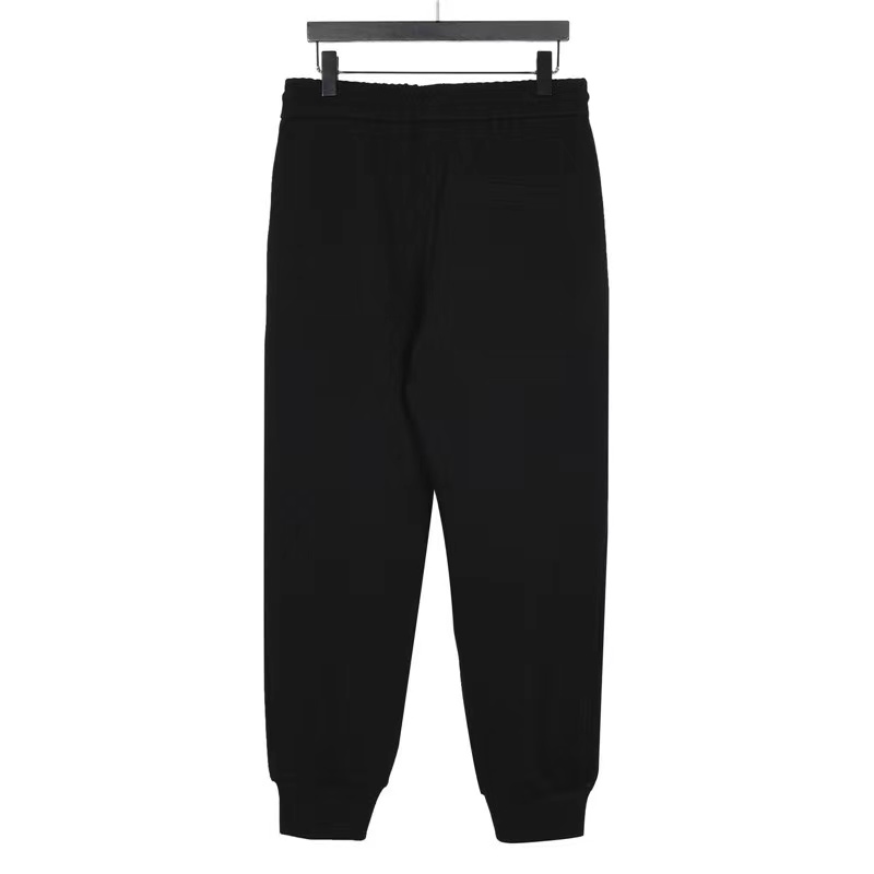 Prada 23Fw triangle logo patchwork suit trousers