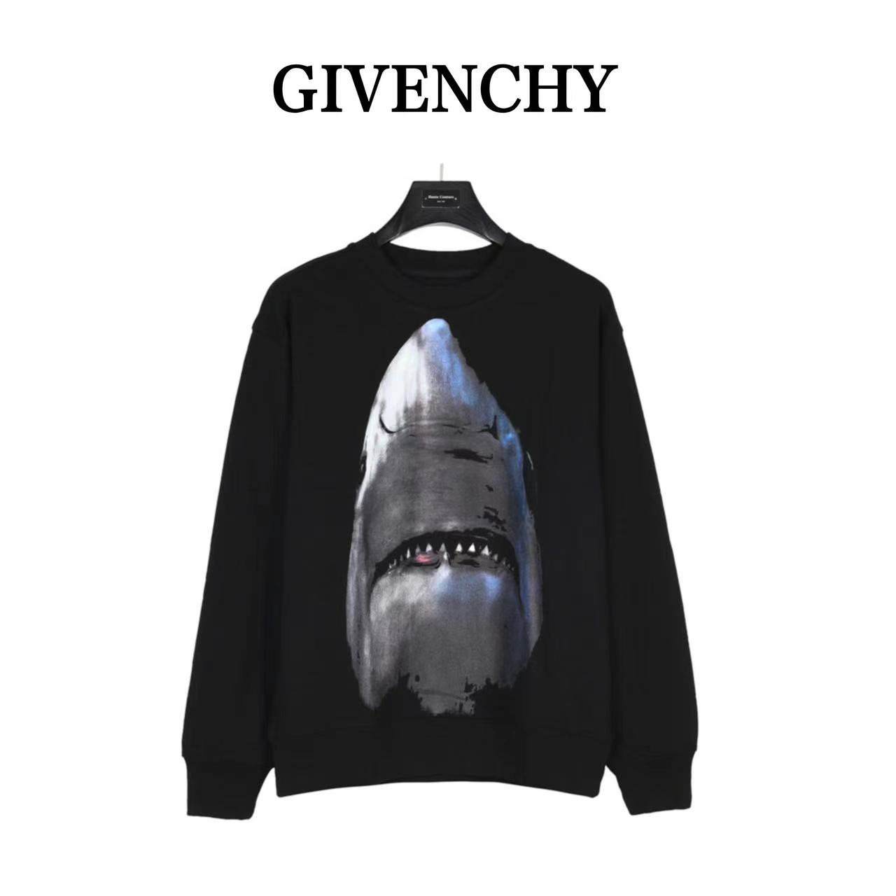 Givenchy 22SS classic shark crew neck sweatshirt
