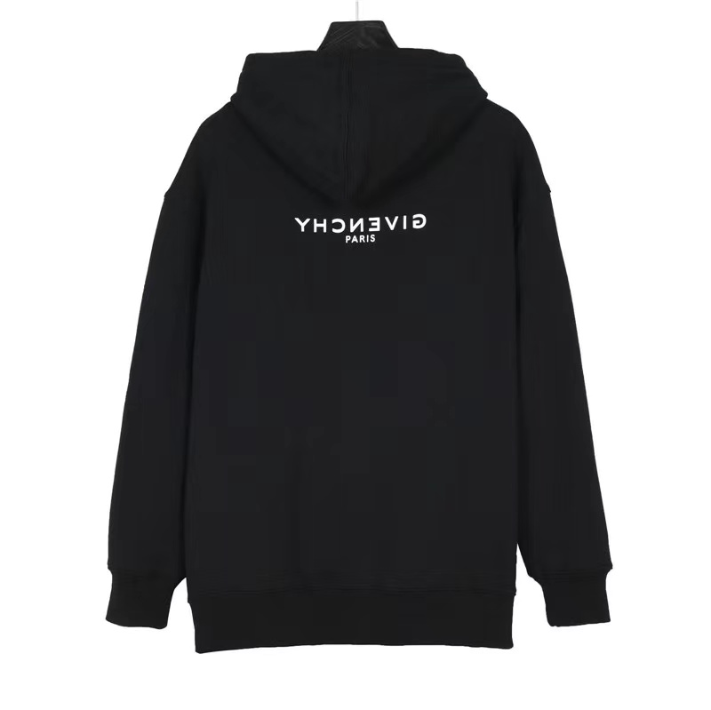 Givenchy 22FW classic reverse letter hooded sweatshirt
