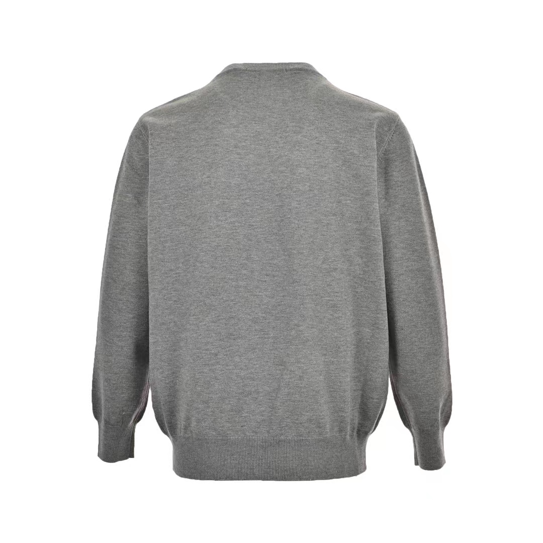 Louis Vuitton 23Fw love jacquard crew neck sweater
