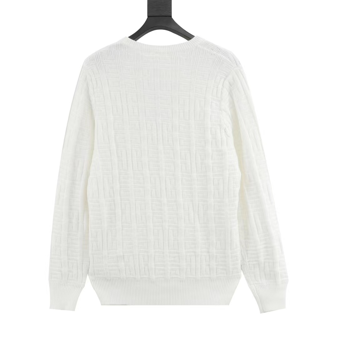 Givenchy GVC23ss all-over printed 4G round neck knitted sweater