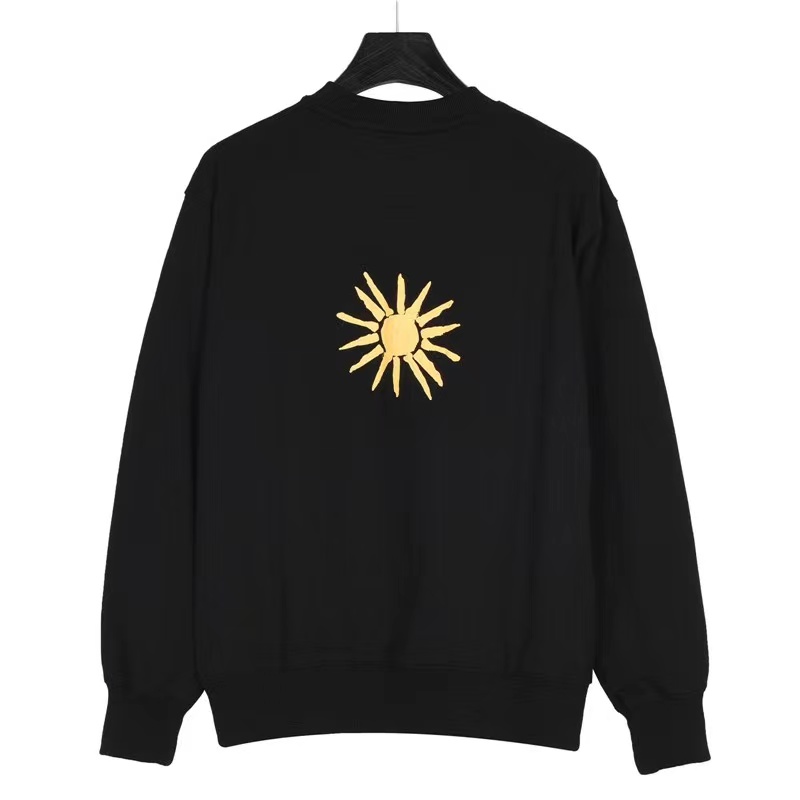 Givenchy 22SS Josh Smith hand-painted sun round neck sweatshirt