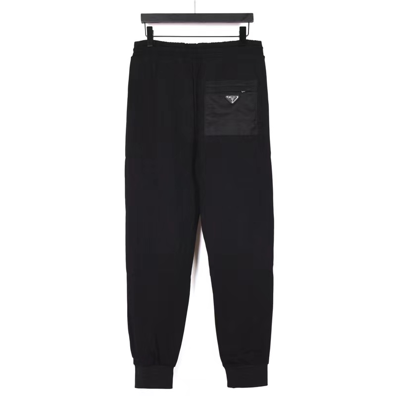 Prada 23Fw pocket gusset casual trousers